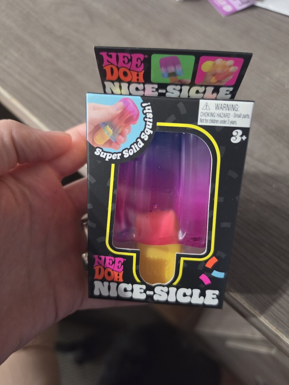 NeeDoh Nice-Sicle- Purple/Orange/Yellow - Picture 1 of 4